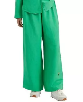 Женские брюки Racquet Club из льна и хлопка Peanuts Chinti & Parker, зеленый