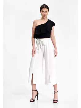 Женские брюки regular fit Figlfigl, экрю