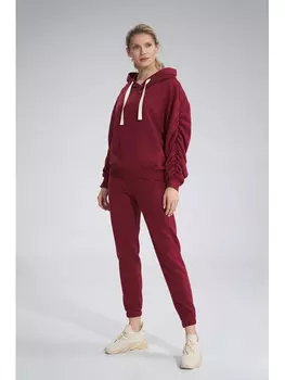 Женские брюки regular fit Figlfigl, бургундия