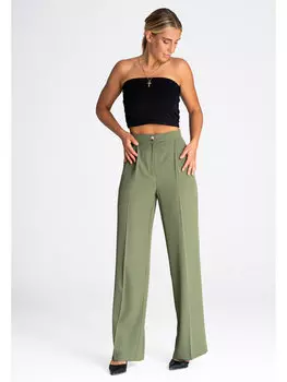 Женские брюки regular fit Figlfigl, хаки