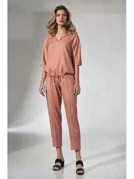 Женские брюки regular fit Figlfigl, оранжевый