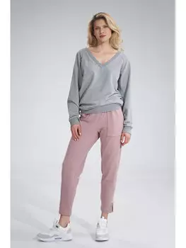 Женские брюки regular fit Figlfigl, розовый