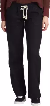 Женские брюки Roxy с боковой стороны океана, цвет True Black