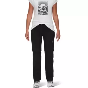 Женские брюки RUNBOLD ZIP OFF Mammut съемные горные брюки, чёрный
