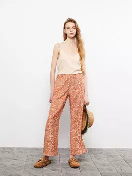 Женские брюки с эластичной резинкой на талии и карманами LCW Limited