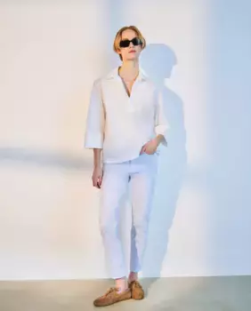 Женские брюки с пятью карманами Woman El Corte Ingls, цвет 582 Verde agua