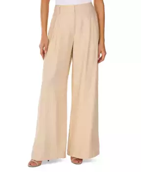 Женские брюки с широкими штанинами Vince Camuto, коричневый/бежевый