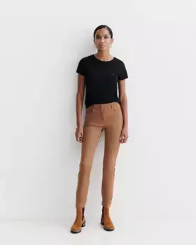 Женские брюки-сигареты скинни с 5 карманами Caroll, коричневый