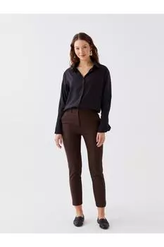 Женские брюки-сигареты узкого кроя LC Waikiki, коричневый