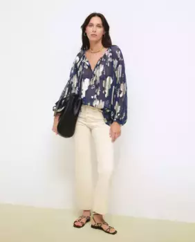 Женские брюки средней посадки Tintoretto, цвет Crudo