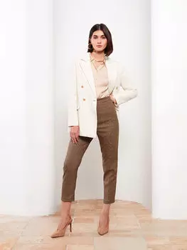 Женские брюки стандартной посадки в клетку LCW Vision