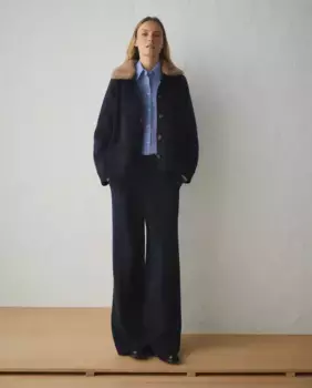 Женские брюки струящейся вязки Lloyd's, темно-синий