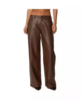 Женские брюки Tatiana Edikted, коричневый