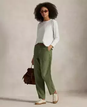 Женские брюки The Ricky Pants Polo Ralph Lauren, зеленый