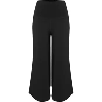 Женские брюки-тюльпаны с отложным воротником Mandala, черный