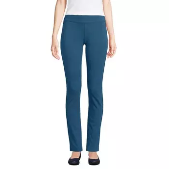 Женские брюки узкого кроя без застежек Lands End Starfish Lands' End, цвет Evening Blue