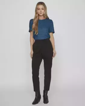 Женские брюки узкого кроя Vila, черный