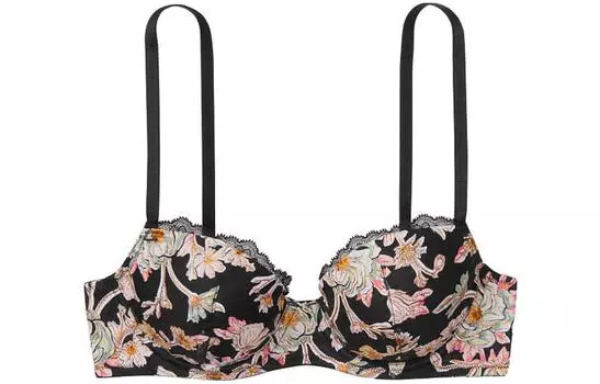 Женские бюстгальтеры Victoria's Secret, Black Floral Print-4UB0