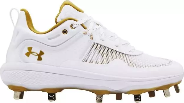 Женские бутсы для софтбола Under Armour Glyde Metal Fastpitch, белый