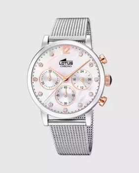 Женские часы 18676/1 Trendy в серебристой стали LOTUS, серебрянный