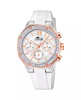 Женские часы 18875/1 Excellence в белой резине LOTUS, белый