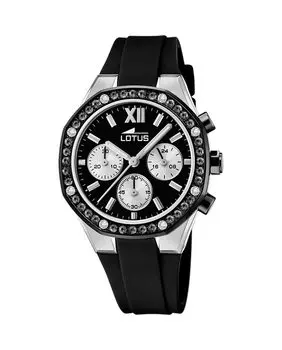 Женские часы 18875/4 Excellence в черной резине LOTUS, черный