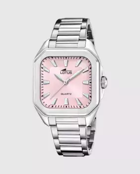 Женские часы 18967/3 Square Series Silver Steel LOTUS, серебряный