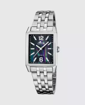 Женские часы 18985/4 Square Series Silver Steel LOTUS, серебрянный