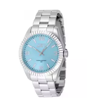 Женские часы 48905 Specialty Quartz 3 Hand Tiffany Blue Dial Invicta, серебряный