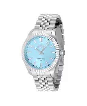 Женские часы 48907 Specialty Quartz с 3 стрелками и циферблатом Tiffany Blue Invicta, серебряный