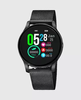 Женские часы 50002/A Умные часы из черной стали LOTUS, черный