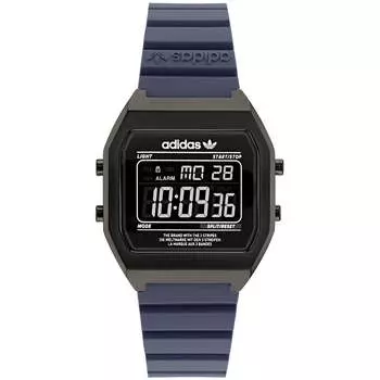 Женские часы Adidas Originals Street Digital Two с черным циферблатом