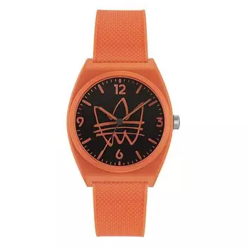 Женские часы Adidas Silicone, оранжевый