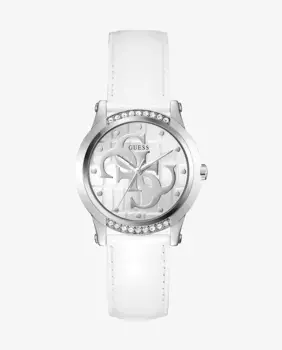 Женские часы Annette GW0860L3 с кожаным и белым ремешком Guess, белый