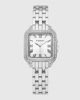 Женские часы Bahamas luxe RA658201 из стали с серебряным ремешком Radiant, серебряный