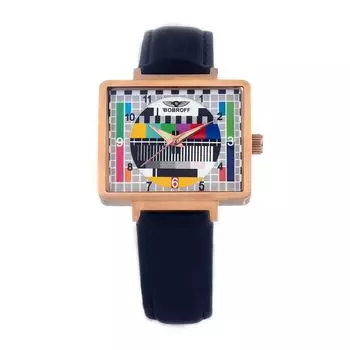 Женские часы Bobroff из кожи, черный