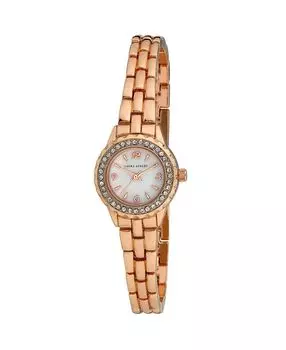 Женские часы-браслет из розового сплава с кристаллами и кристаллами, 26 мм Laura Ashley