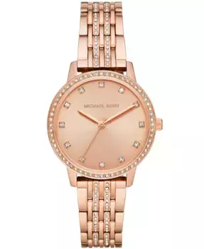 Женские часы-браслет Melissa Rose из нержавеющей стали с позолотой, 35 мм Michael Kors