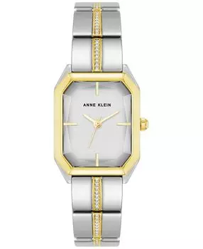 Женские часы-браслет с акцентом и кристаллами, 23x32 мм Anne Klein