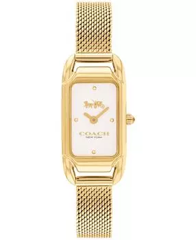 Женские часы cadie с сетчатым браслетом из нержавеющей стали, 17,5 x 28,5 мм COACH, мульти