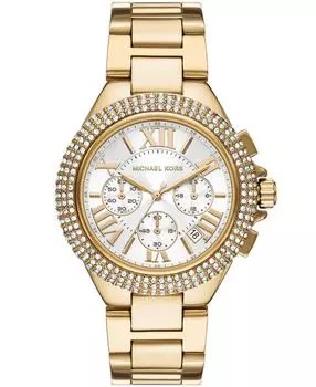 Женские часы Camille с золотистым браслетом из нержавеющей стали, 43 мм Michael Kors, золотой