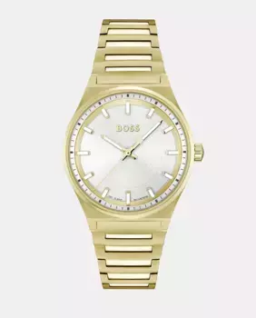 Женские часы Candor for Her 1502738 из золотой стали Boss, золотой