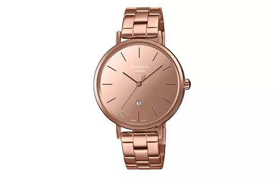 Женские часы CASIO SHEEN, Розовое золото