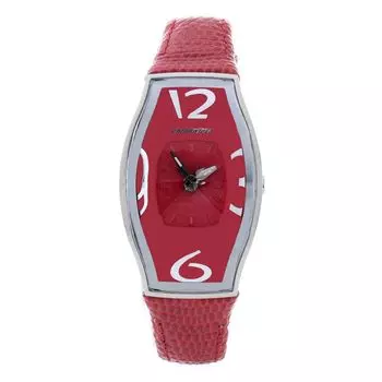 Женские часы Chronotech Leather, красный