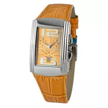Женские часы Chronotech Leather, оранжевый