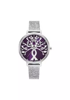 Женские часы цирконий Julie Julsen, цвет Silbergrau