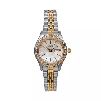 Женские часы Citizen из нержавеющей стали, цвет Two Tone