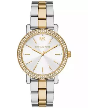 Женские часы Corey с тремя стрелками, двухцветный сплав, 38 мм Michael Kors, мультиколор