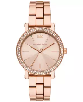 Женские часы Corey с тремя стрелками, позолоченные, из сплава, 38 мм Michael Kors, золотой
