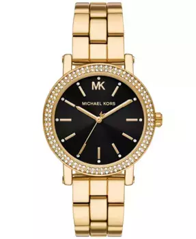 Женские часы Corey с тремя стрелками, позолоченные, 38 мм Michael Kors, золотой